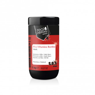 Маска Real Natura SEM SAL PRO-VITAMINA BOMBA для інтенсивного зволоження волосся 1000 г Маска Real Natura SEM SAL PRO-VITAMINA BOMBA для інтенсивного зволоження волосся 1000 г