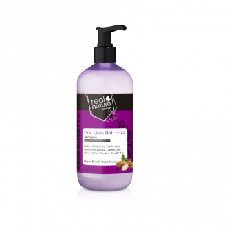 Шампунь Real Natura SEM SAL PRO-LISOS ANTI FRIZZ ARGAN для блиску і гладкості волосся 500 мл Шампунь Real Natura SEM SAL PRO-LISOS ANTI FRIZZ ARGAN для блиску і гладкості волосся 500 мл