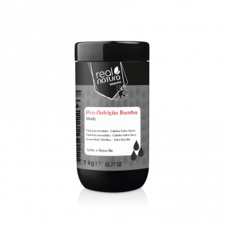 Маска для гладкості та живлення волосся Real Natura SEM SAL PRO-NUTRICAO BOMBA 1000 г Маска для гладкості та живлення волосся Real Natura SEM SAL PRO-NUTRICAO BOMBA 1000 г