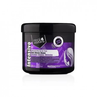 Маска Real Natura SEM SAL PRO-COR E TOM MATIZANTE для нейтралізації жовтого відтінку волосся 500 г Маска Real Natura SEM SAL PRO-COR E TOM MATIZANTE для нейтралізації жовтого відтінку волосся 500 г