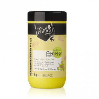 Крем Real Natura CREME DE PENTEAR BFF PRO-CACHOS SEM NÓS для зволоження і розплутування волосся 1000 мл  Крем Real Natura CREME DE PENTEAR BFF PRO-CACHOS SEM NÓS для зволоження і розплутування волосся 1000 мл