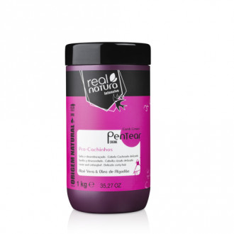 Дитячий крем Real Natura CREME DE PENTEAR PRO-CACHINHOS для полекшування розчісування 1000 мл  Дитячий крем Real Natura CREME DE PENTEAR PRO-CACHINHOS для полекшування розчісування 1000 мл