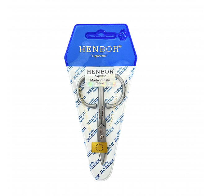 Професійні ножиці для нігтів Henbor Італія LUXURY LINE ( 90 мм, прямі )