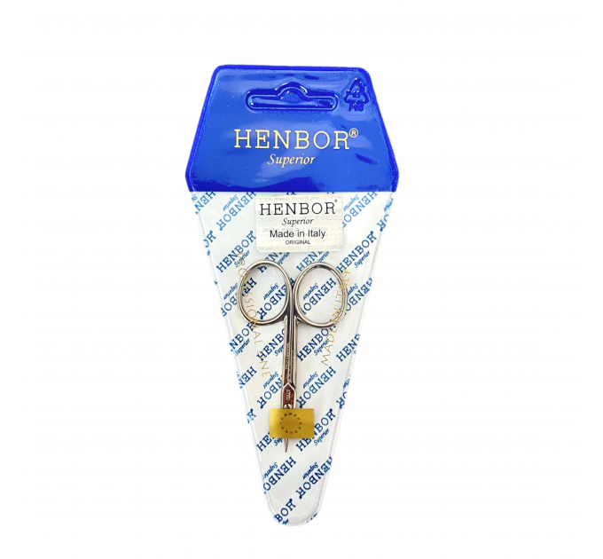 Професійні ножиці для кутикули Henbor Італія ( 66 мм, загнуті)