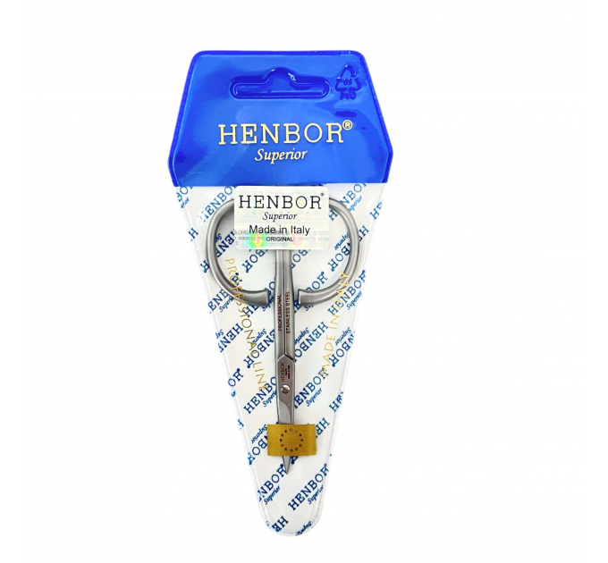 Професійні ножиці для кутикули Henbor Італія LUXURY LINE ( 90 мм, прямі )