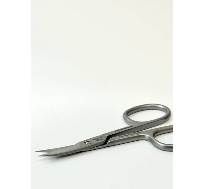 Професійні ножиці для нігтів Henbor Італія (92 мм, загнуті)