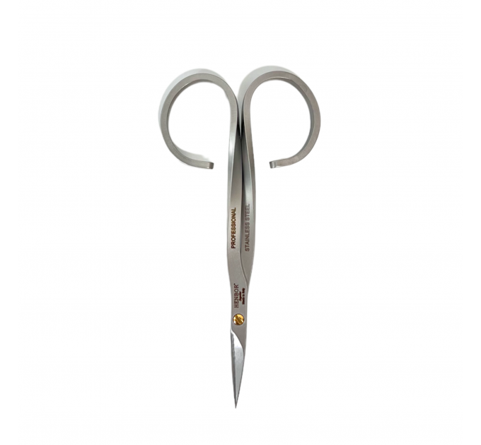 Професійні ножиці для нігтів Henbor Італія MIX LINE (98мм, зігнені)