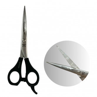 Професійні перукарські ножиці Henbor Італія (155 мм, чорна ручка)