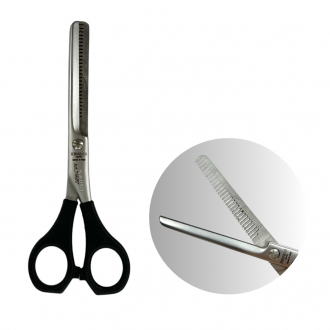 Професійні філірувальні ножиці Henbor Італія (155 мм, 1 лезо, чорні) Y