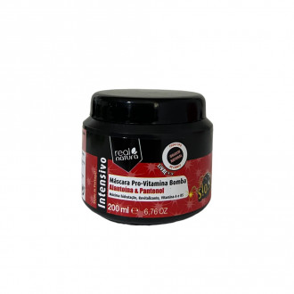 Маска Real Natura SEM SAL PRO-VITAMINA BOMBA для інтенсивного зволоження волосся 200 мл Маска Real Natura SEM SAL PRO-VITAMINA BOMBA для інтенсивного зволоження волосся 200 мл