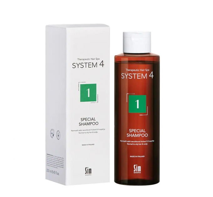 Шампунь Sim Sensitive System4 №1 для нормальної та жирної шкіри 250 мл